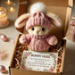 🎉Soldes spéciales🐇Mini lapin câlin fait main, adorable cadeau de Pâques🎁