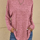 Klassischer lässiger langärmeliger Pullover