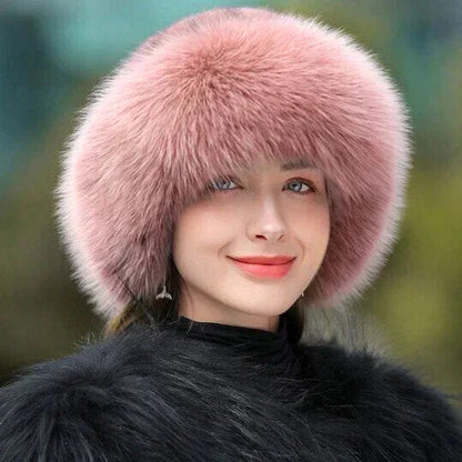 ❄Vente chaude d'hiver - 55% 👒✨Bonnet d'hiver en fourrure pour femme