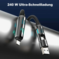 🔥Letzter Tag! 60% REDUKTION🔥🔥4-in-1 Multi 240W Schnellladekabel⚡
