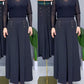 MODISCHE, PLISSIERTE HOSE MIT WEITEM BEIN