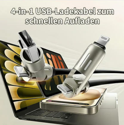 🔥Letzter Tag! 60% REDUKTION🔥🔥4-in-1 Multi 240W Schnellladekabel⚡