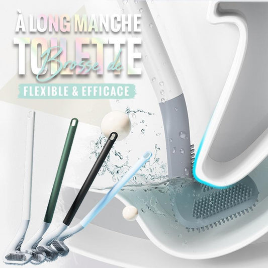 Toilettenbürste mit langem Stiel