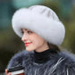 ❄Vente chaude d'hiver - 55% 👒✨Bonnet d'hiver en fourrure pour femme