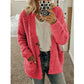 Herbst und Winter Plus Size Strickjacke Casual Velvet Short Jacket
