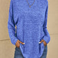 Klassischer lässiger langärmeliger Pullover