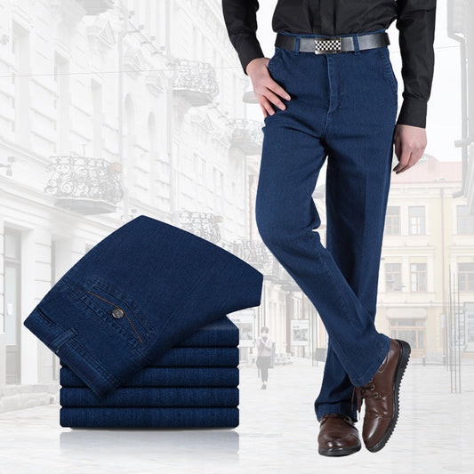 Herrenjeans mit hoher Taille und gerader Passform - Kaufen Sie 2 versandkostenfrei