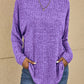Klassischer lässiger langärmeliger Pullover