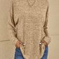 Klassischer lässiger langärmeliger Pullover