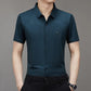 Herren Casual Revers Atmungsaktiv Knitterfrei T-Shirt