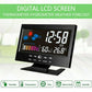 Digitaler LED Temperatur- und Feuchtigkeitsmonitor mit Wettervorhersage und Tischuhr