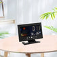 Digitaler LED Temperatur- und Feuchtigkeitsmonitor mit Wettervorhersage und Tischuhr