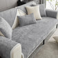 Einfacher, gestreifter, kratzfester Sofaschoner aus Chenille