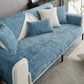 Einfacher, gestreifter, kratzfester Sofaschoner aus Chenille