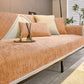 Einfacher, gestreifter, kratzfester Sofaschoner aus Chenille
