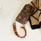 Vintage Bernstein Leopard Kristall Armband Telefon Fall