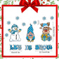 🎅🎄Christmas 3D Cartoon Magnetic Sticker