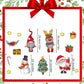 🎅🎄Christmas 3D Cartoon Magnetic Sticker