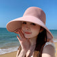 🌞Summer Sun Essentials 👒Großer hohler Hut mit abnehmbarem Halstuch