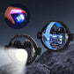 Creative Gyro Windproof Dual Arc Elektrisches Feuerzeug mit Licht