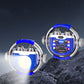 Creative Gyro Windproof Dual Arc Elektrisches Feuerzeug mit Licht
