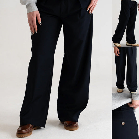 🎁Unisex Vintage Lässige Bundfaltenhose🔥