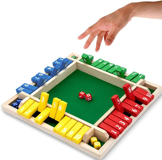 Hauskat Perhepelit – “Shut the Box“ Lautapeli
