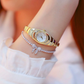 ⌚💎Damen-Armbanduhr mit Strasssteinen🎁✨😍Kostenloser Versand ab 40 €