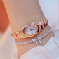 ⌚💎Damen-Armbanduhr mit Strasssteinen🎁✨😍Kostenloser Versand ab 40 €
