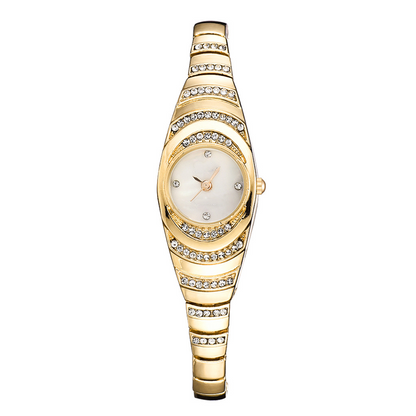 ⌚💎Damen-Armbanduhr mit Strasssteinen🎁✨😍Kostenloser Versand ab 40 €