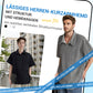 Lässiges Herren-Kurzarmhemd mit Struktur und Hemdkragen