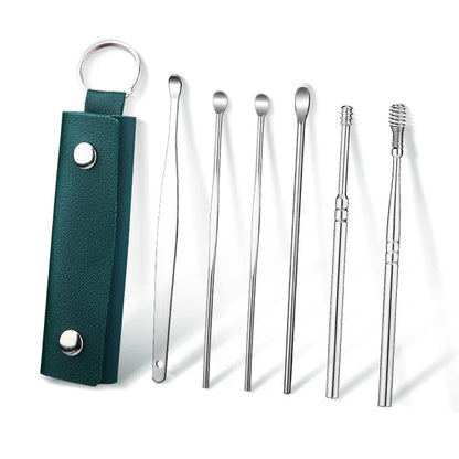 🎁✨😍 22% Preisnachlass (Kostenloser Versand ab 3 Sets)💥Tragbarer Schraub-Ohrenstäbchen 6-teiliges Set