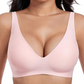 🎀Letzter Tag 49% Rabatt🌼Nahtloser Push-up-BH mit tiefem V-Ausschnitt und ohne Bügel