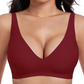 🎀Letzter Tag 49% Rabatt🌼Nahtloser Push-up-BH mit tiefem V-Ausschnitt und ohne Bügel