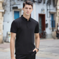Einfarbiges Kurzarmshirt für Herren