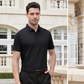 Einfarbiges Kurzarmshirt für Herren