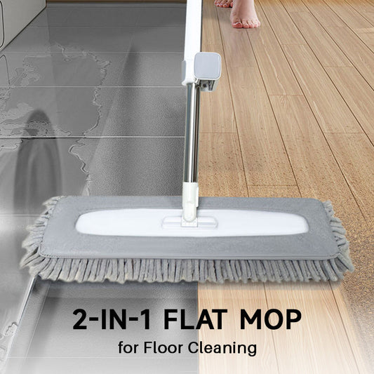 🔥 2-in-1 Flachmopp zur Bodenreinigung