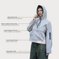 🎁3-in-1 wasserdichte Damenjacke – Schutz vor Regen, Wind und Kälte🔥