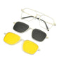 ❤️❤️FOR MÄNNER & FRAUEN "3-IN-1 MAGNETISCHE POLARISIERTE SONNENBRILLE: ALUMINIUM-MAGNESIUM-RAHMEN, NACHTSICHT & PILOTEN-STIL "