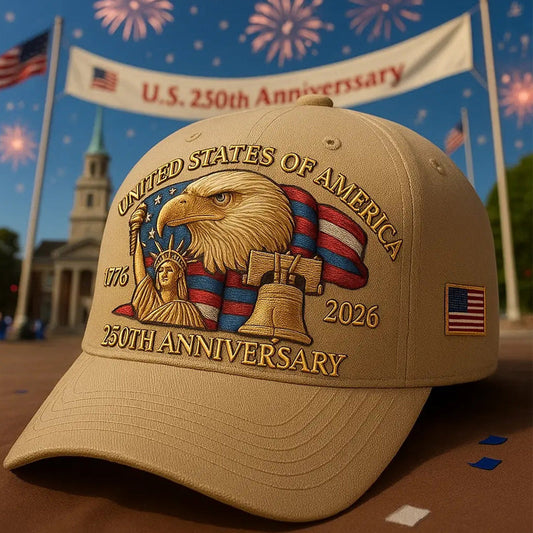 🎁🔥Kaufen Sie 2 und Versandkostenfrei 💥 United States 250th Anniversary Baseball Cap