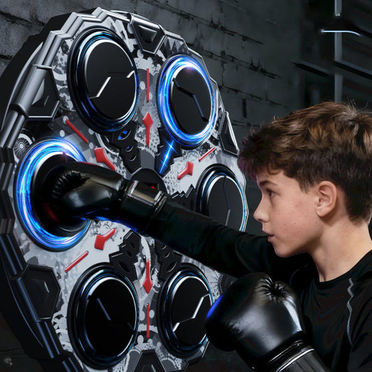 🥊 Une nouvelle approche de l'entraînement en salle ! La machine intelligente Music Boxing Smart Wall Target Machine transforme la musique et l'exercice physique en un moment de jeu pour les enfants