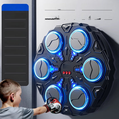 🥊 Une nouvelle approche de l'entraînement en salle ! La machine intelligente Music Boxing Smart Wall Target Machine transforme la musique et l'exercice physique en un moment de jeu pour les enfants
