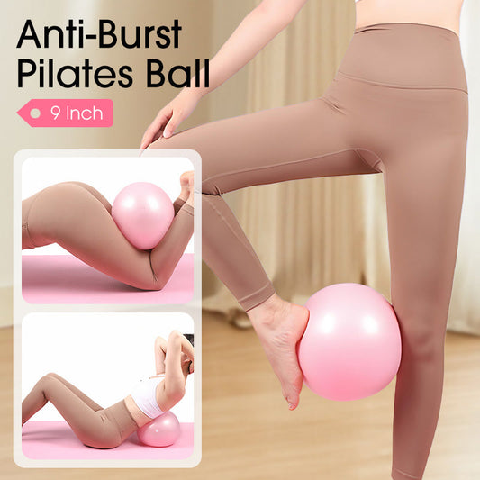 🤸‍♀️ 60% de réduction ! ⚽ Ballon Pilates 9 Pouces – Anti-Éclatement, Pompe Incluse & Idéal pour Fitness 📦💪