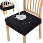 📢📢 3+3 GRATUIT⏰Housse de chaise hydrofuge avec jacquard en losanges – Pour chaises de salle à manger, d'hôtel et de maison 🪑✨