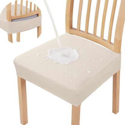 📢📢 3+3 GRATUIT⏰Housse de chaise hydrofuge avec jacquard en losanges – Pour chaises de salle à manger, d'hôtel et de maison 🪑✨