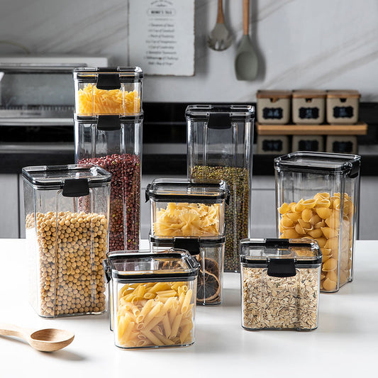 Pot de rangement de cuisine hermétique et incassable