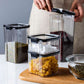 Pot de rangement de cuisine hermétique et incassable