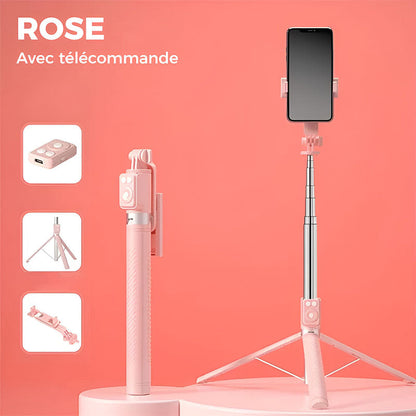 📢📢50 % de réduction !! ⏰Nouvelle perche à selfie Bluetooth 6 en 1