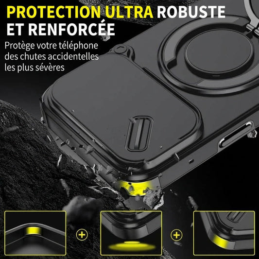 🔥 DERNIER JOUR DE PROMOTION - 50 % DE RÉDUCTION 🔥 Coque magnétique pour téléphone avec support anneau pour iPhone