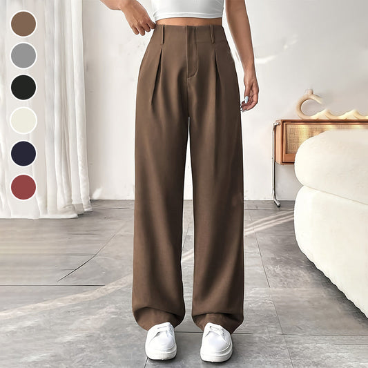 📢📢60 % de réduction !!⏰Pantalon large à taille haute pour femme